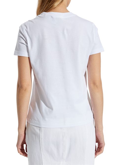 T-shirt con cristalli Institutional Logo VERSACE JEANS COUTURE | T-shirt | 78HAHE02 CJ00EG03